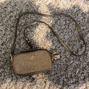 Gold Coach Crossbody
